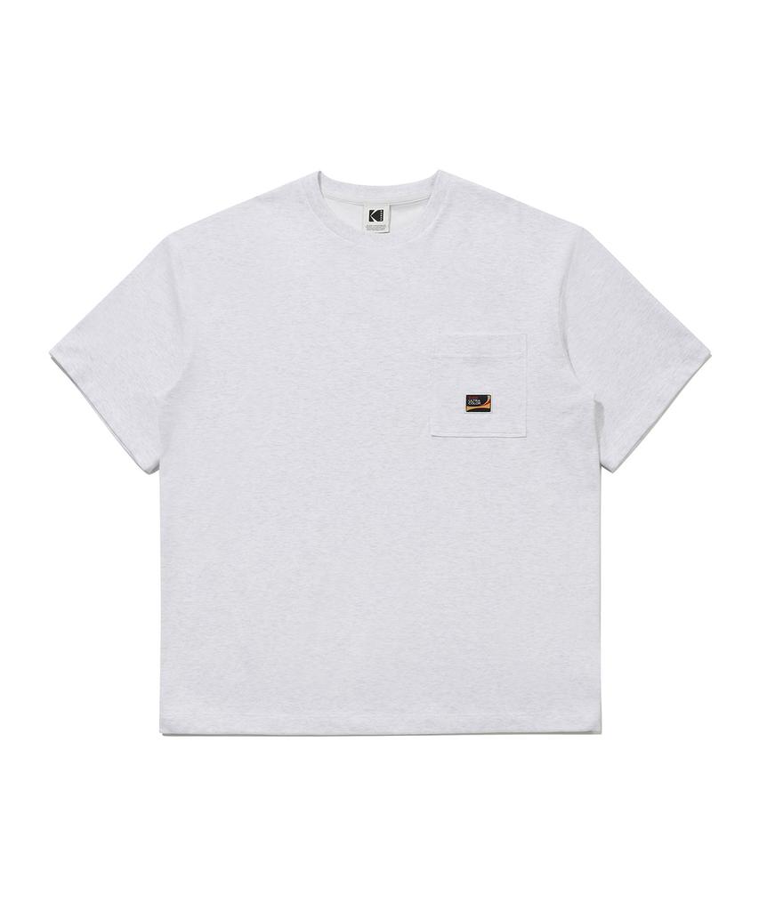 KODAK Fresh Askin Pocket Short Sleeve T-Shirt White Melnage