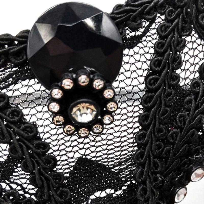 Cats Lace Mask Cosplay Mask Half Face Sexy Fox Face Mask Night Club Shows Dance Role Playing Prop  Lace Mask Masquera