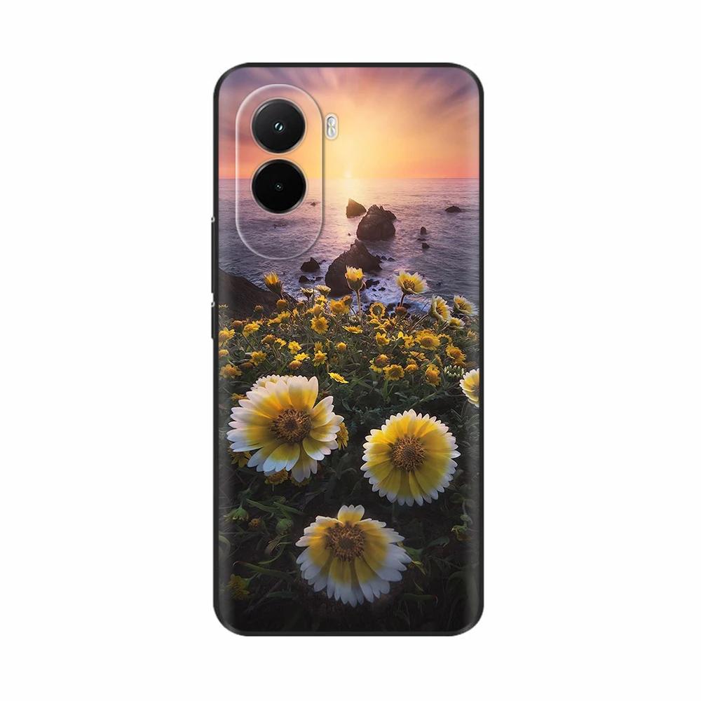 For Poco M7 4G Case Silicone Camera Protection Back Cover For Xiaomi PocoM7 4G TPU Cartoon Funda Poco M7 4G M 7 Phone Case Coque