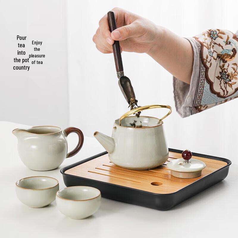 Chuwu Ru Kiln Ceramic Kung Fu Tea Set