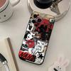 Japanese Classic Anime N-NA N-NA Phone Case For iPhone17,16,15,14,13,12,11 Plus,Pro Max Soft Black Cover