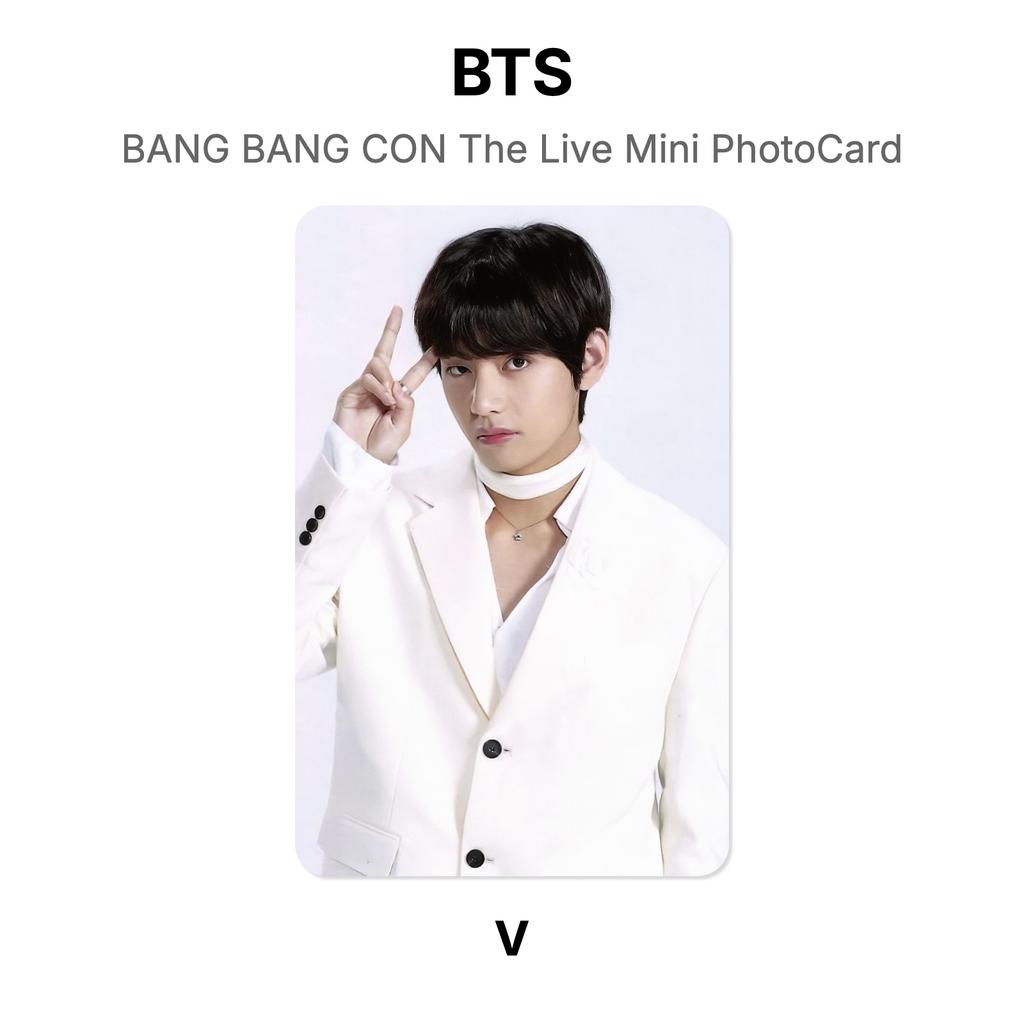 BTS BANG BANG CON The Live Mini PhotoCard Official Photocard