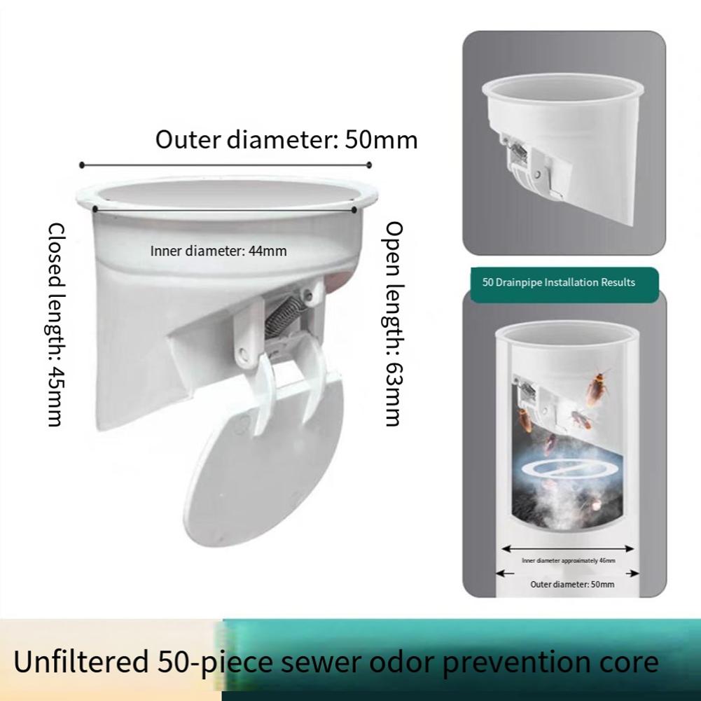 Plumbing Improvements Toilet Flange Ring Automatic Closing Drain Prevent Bathroom Leakage Hygienic Bathroom Safety Mechanism