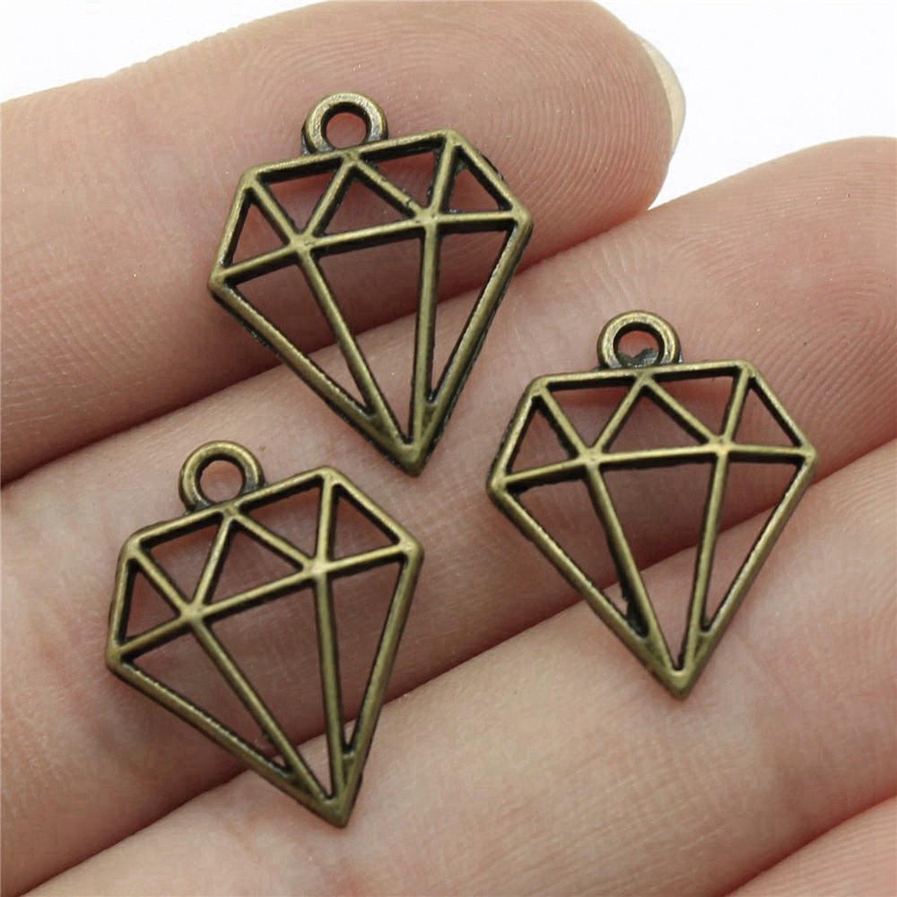 Charms Crown Pendants Minimalist Jewelry Components QC035