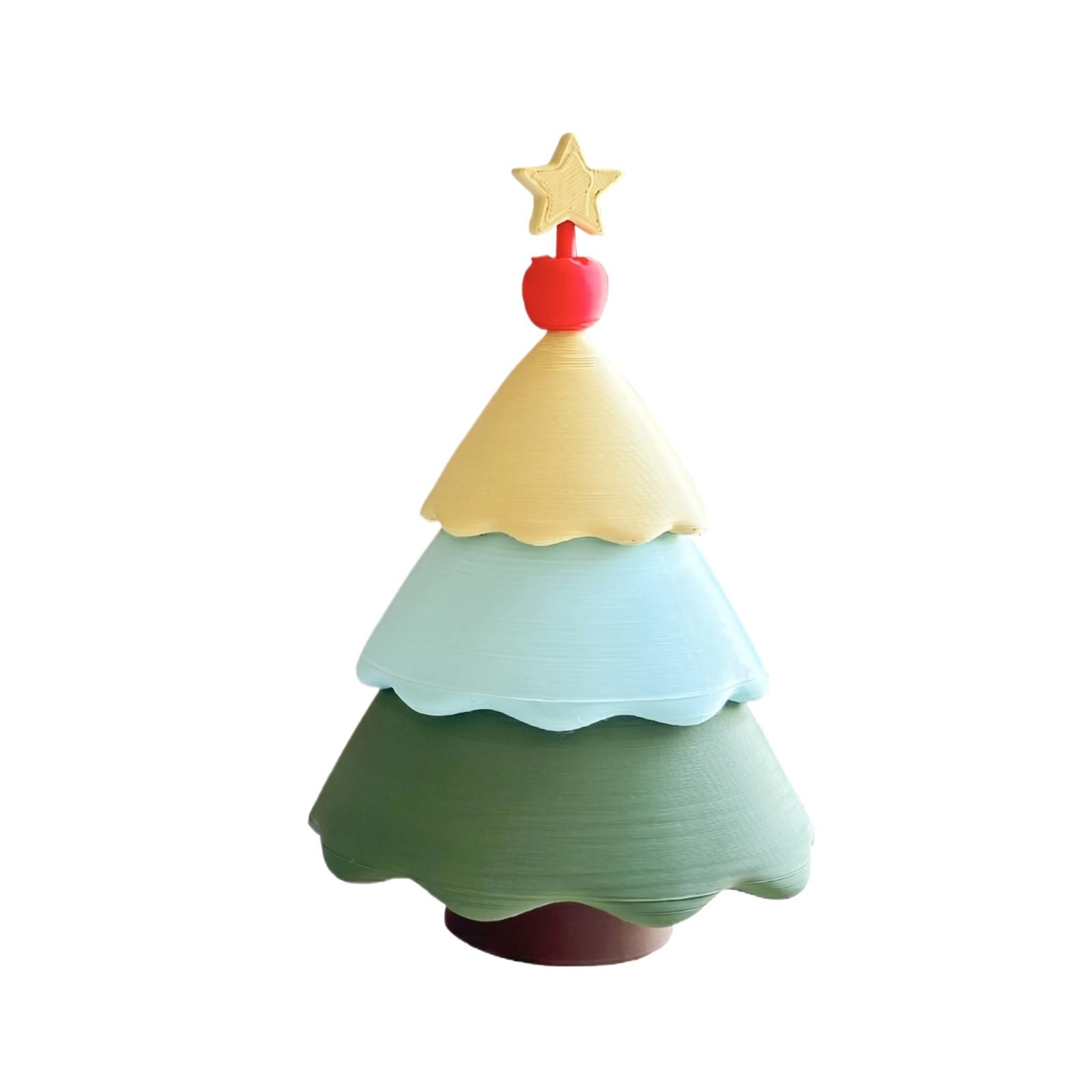 

Creative Christmas Tree Jewelry Storage Box Desktop Ornament Decorative Organizer for Home Office Tabletop Display and Small Item Storage one size