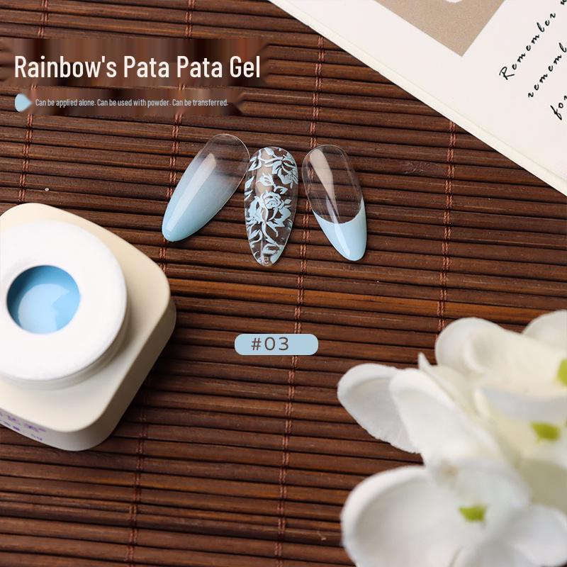 

Гель однотонний дев ятисітчастий: 2024 Градієнтний рум янець для нейл-арту без миття.