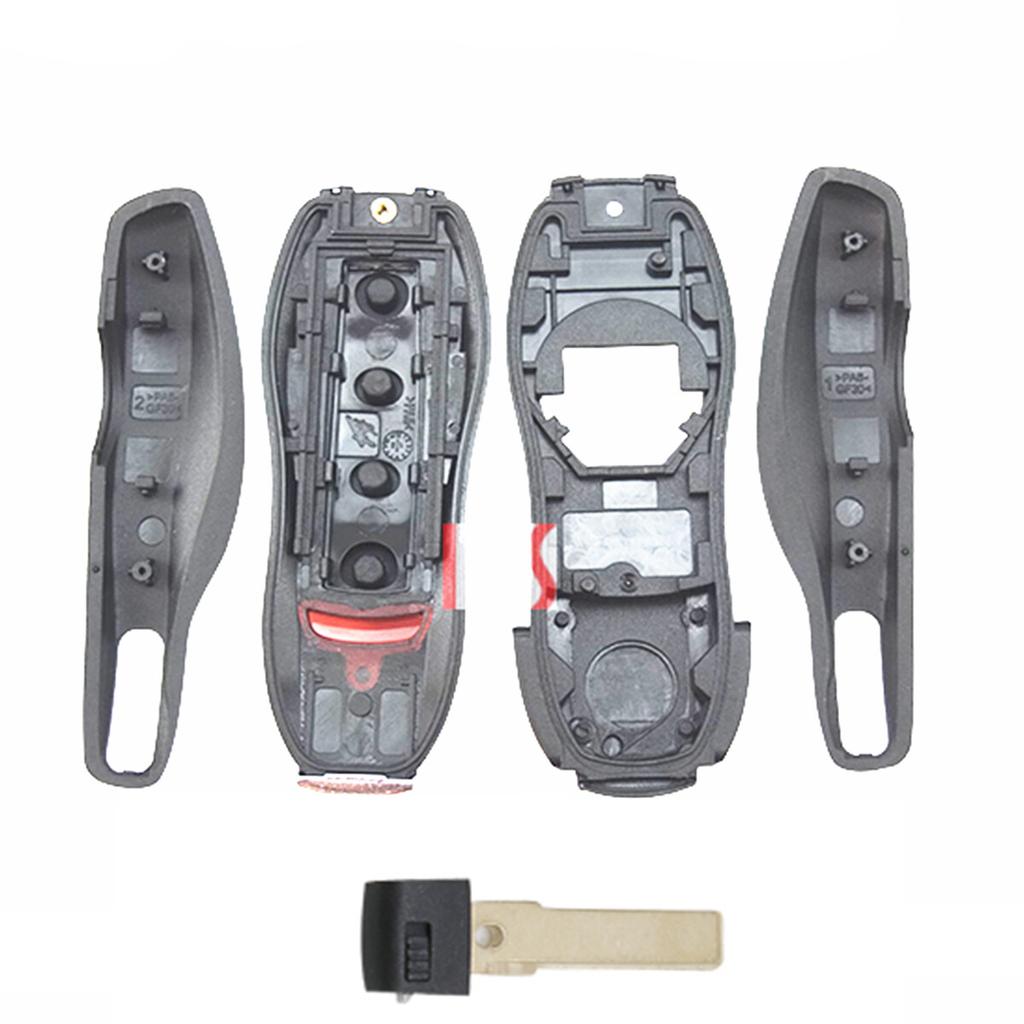 3 Buttons Remote Smart Key Fob Shell Case for Porsche Panamera (970) 2010-2016