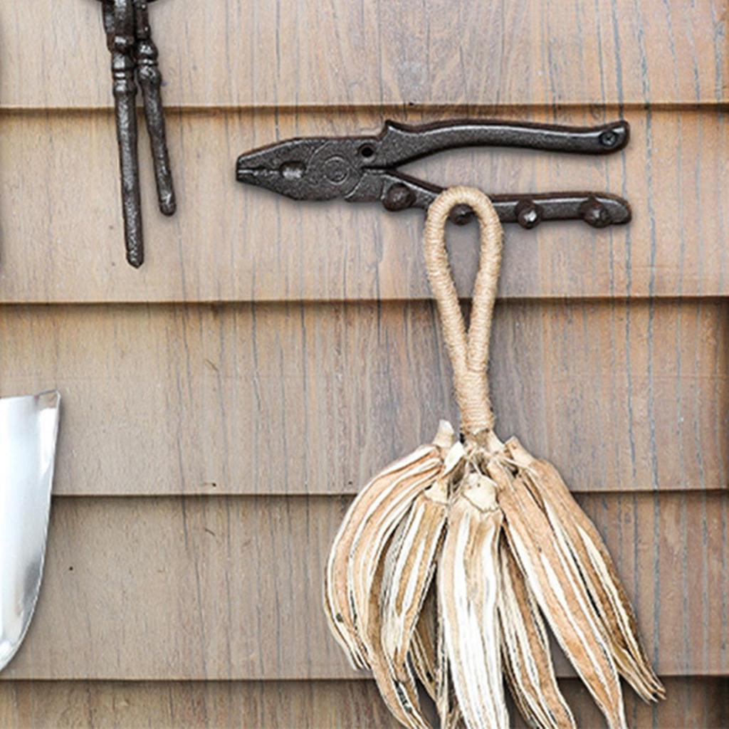 Cast Iron Hooks For Wall Plier Shape Vintage Key Hanger Rustic Key Hanger Holder For Homeowners DIY Enthusiasts Mechanics