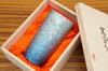 HORIE Vyrobeno v prefektuře Niigata Titanový dvojitý tumbler Vyrobeno v peci Prémiový 350cc Chugu Torakuma Shoten Zakázková výroba Gradient Blue T08KM350GB Tsubame.