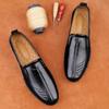 Genuine Leather Male Slip on Loafers Breathable Moccasins Driving Design Casual Shoes for Men Leisure Walk Man Business Footwear