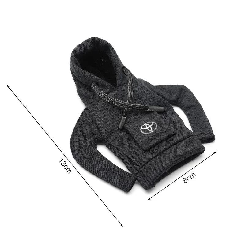 1Pcs Car Gear Shift Knob Cover Manual Handle Gear Sweatshirt Change Lever Cover For Toyota Prius Camry Crown Auris Rav4s TRD