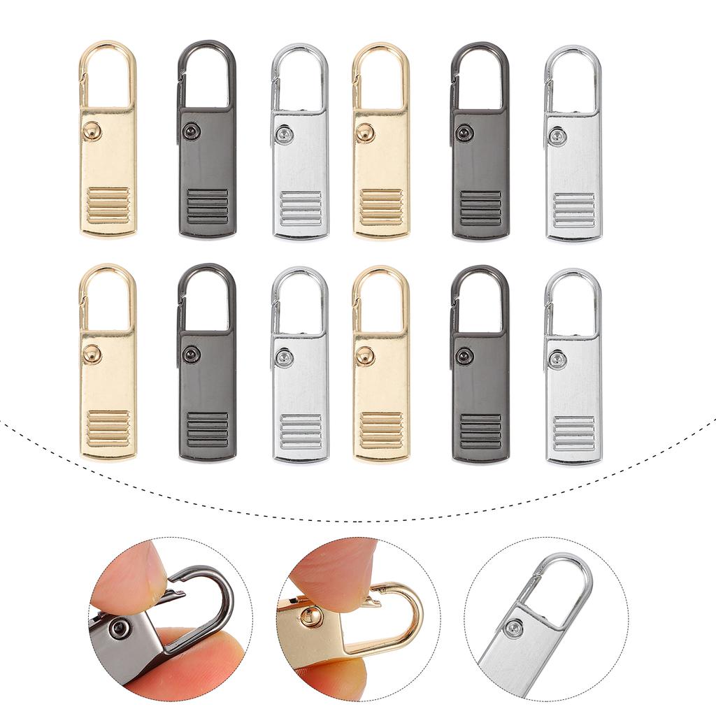 Buy CIYU12312pcsd Zipper Puller Zipper Slider Tab Case Clothing Zipper