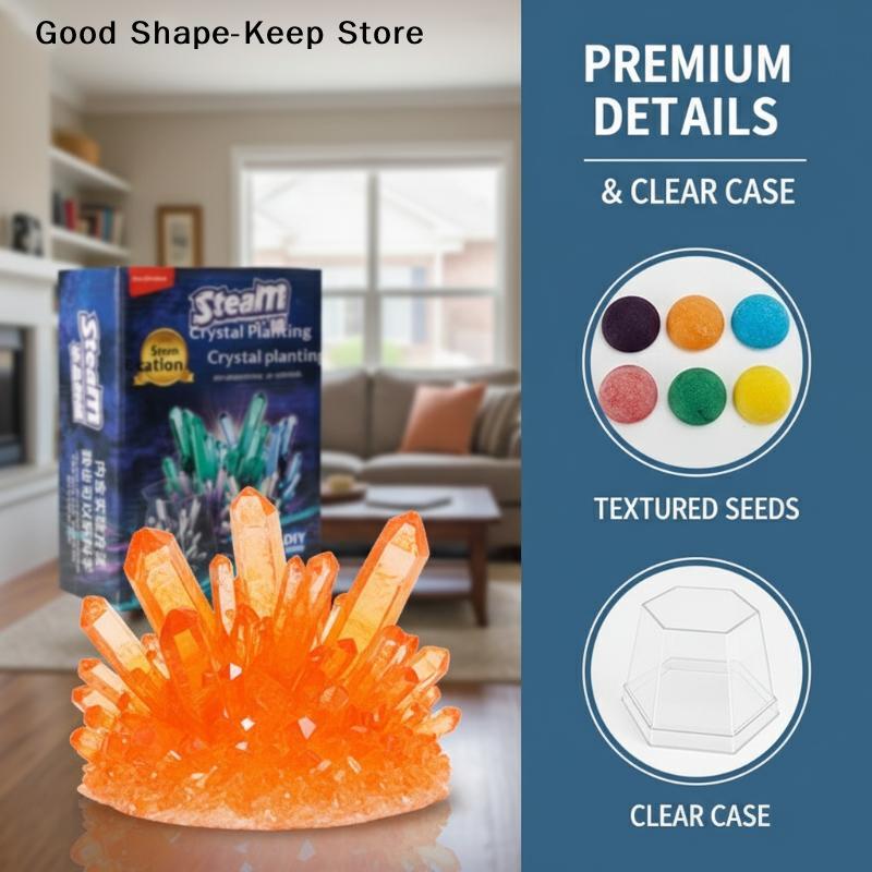 Crystal Growing Model, Science Kit, A Variety Of Colors Of Crystal Selection, Educational Toys, Gifts For Boys And Girls