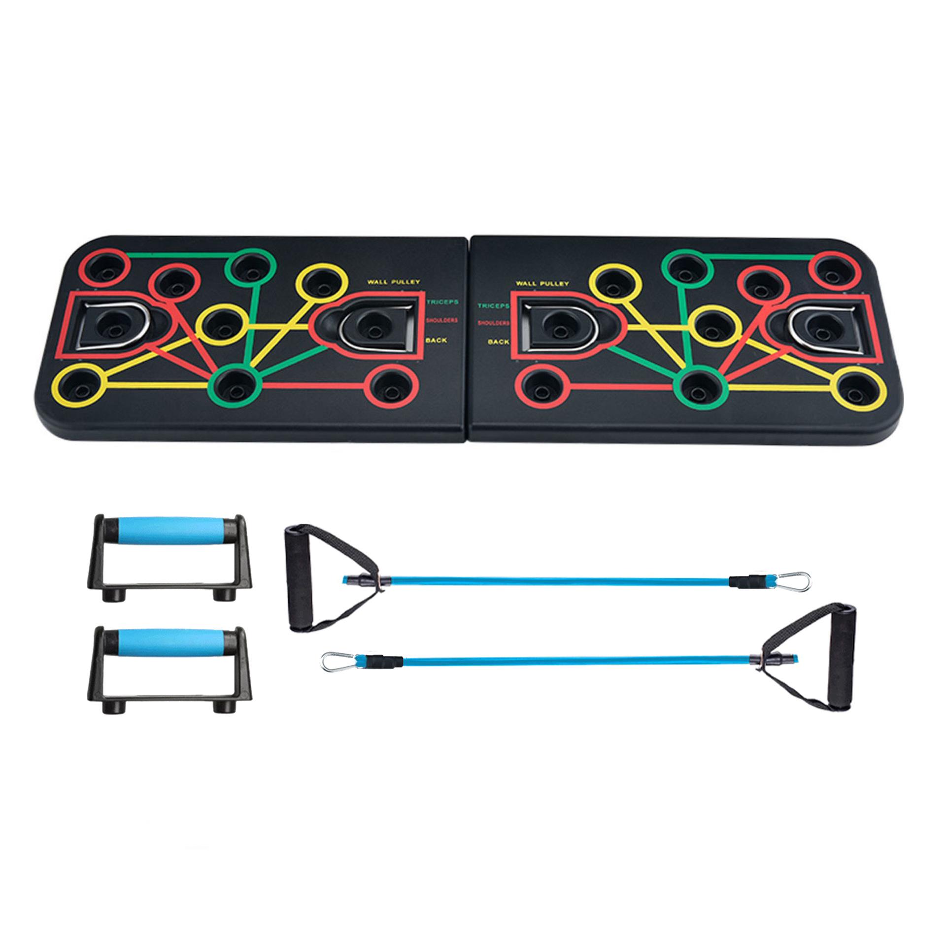 

Багатофункціональна дошка для фітнесу: Набір обладнання для тренування преса та грудей для дому