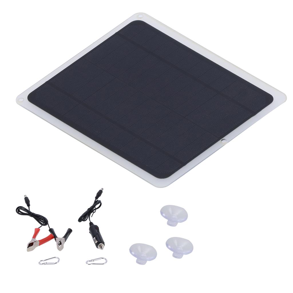 6W 12V Solar Panel Solar Cell Panel Charger Board for Charging Car RV Boat Mobile Phone