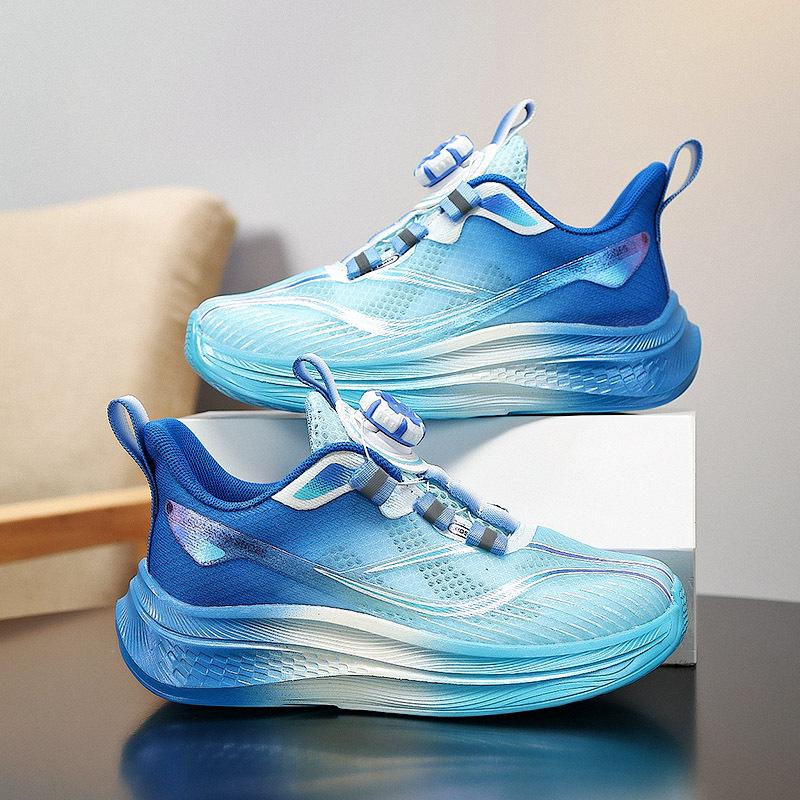 Boys' shoes spring and summer new children's sports shoes medium and older children's single mesh breathable mesh cloth training shoes running trend