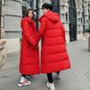 New  Winter Cold Resistant Down Jacket -30 High Quality Men's Women X-Long Winter Warm Fashion Overcoat S-5XL