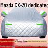 Mazda CX-30 All-Weather Car Cover: Thick Cotton Insulation for Snow, Ice, Sun, and Rain Protection.