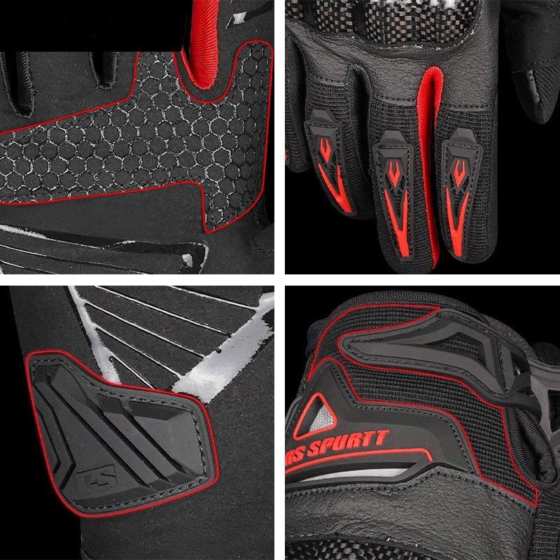 Men's Summer Breathable Motorcycle Riding Gloves