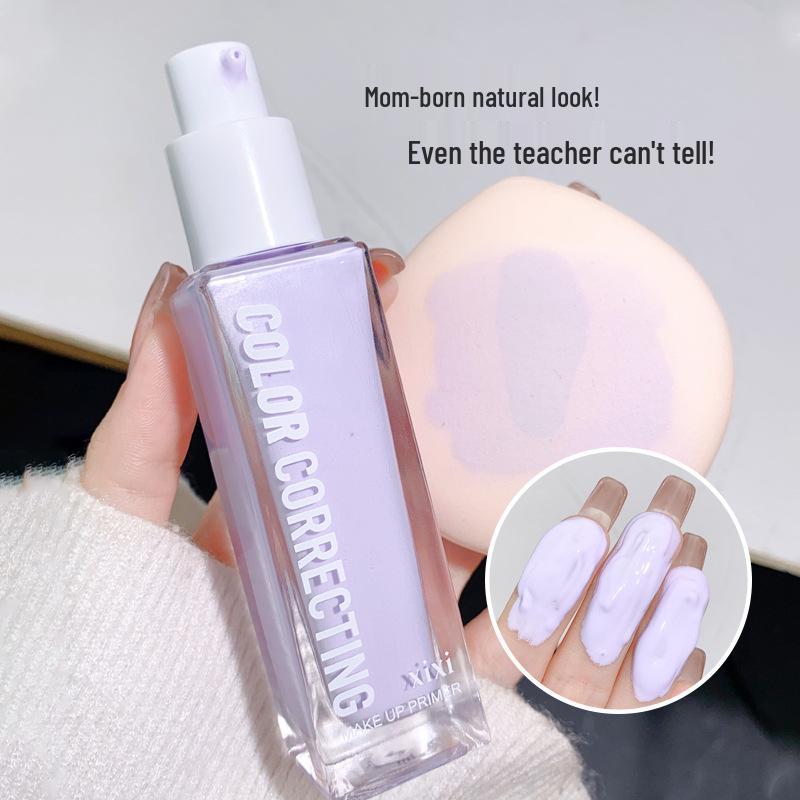 Xixi Translucent Primer: Moisturizing, Oil-Control, Skin-Tone Correcting, Pore-Minimizing Makeup Base