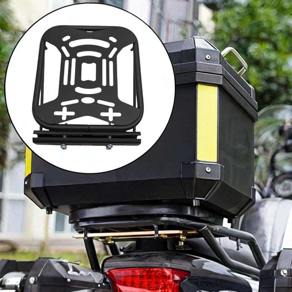 Bike Rear Trunk Bracket Extension Mounting Plate Adapter Metal Easy Installation Mount