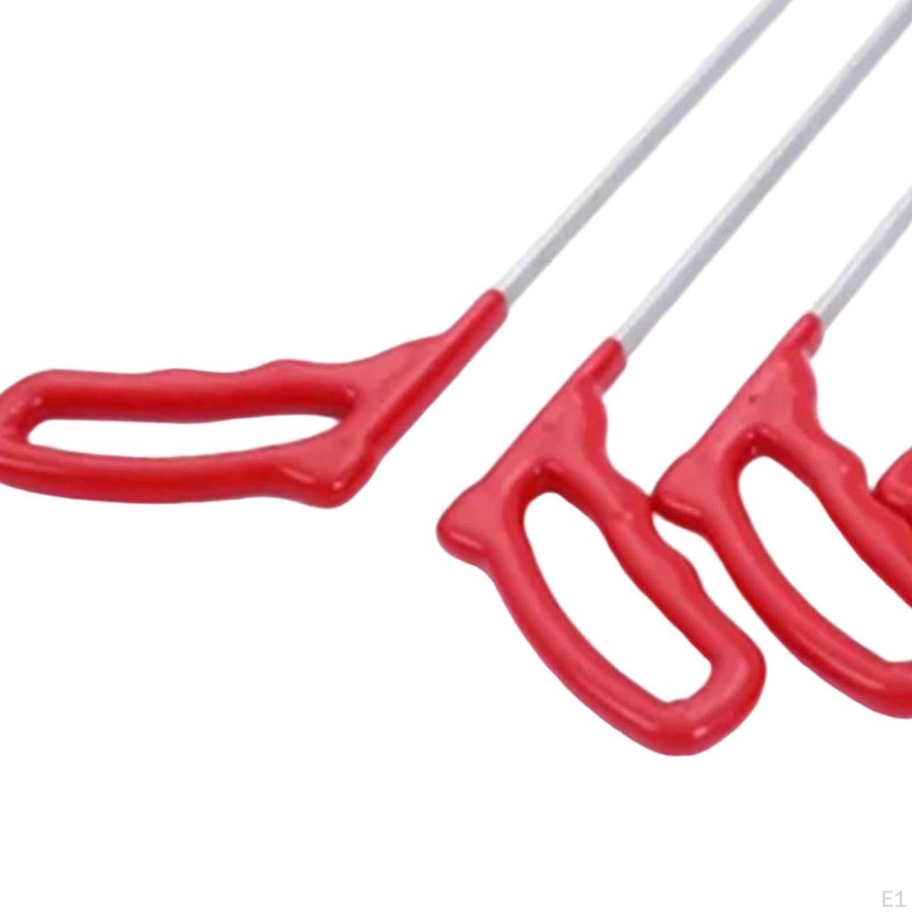 4 Pieces Dent Repair Hook Rods Paintless Removal Kit Sturdy Auto Body Hooks for Washing