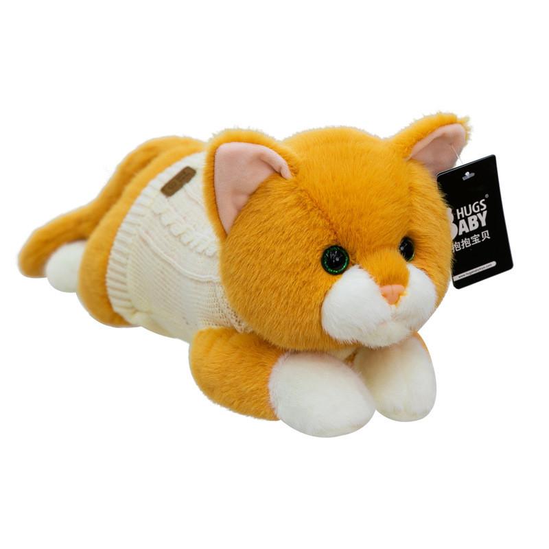 Plush Cat Toy Kids Gift With Soft Pp Cotton Filling For Childrens Birthday Gift