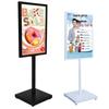 Black Iron Floor Display Stand for KT Board, Apple Design (50x70cm)