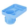 Bandeja de Carro para Bebê Bandeja de Lanche de Silicone para Carro Porta-Copos Multifuncional para Crianças Prato para Lanches e Bebidas