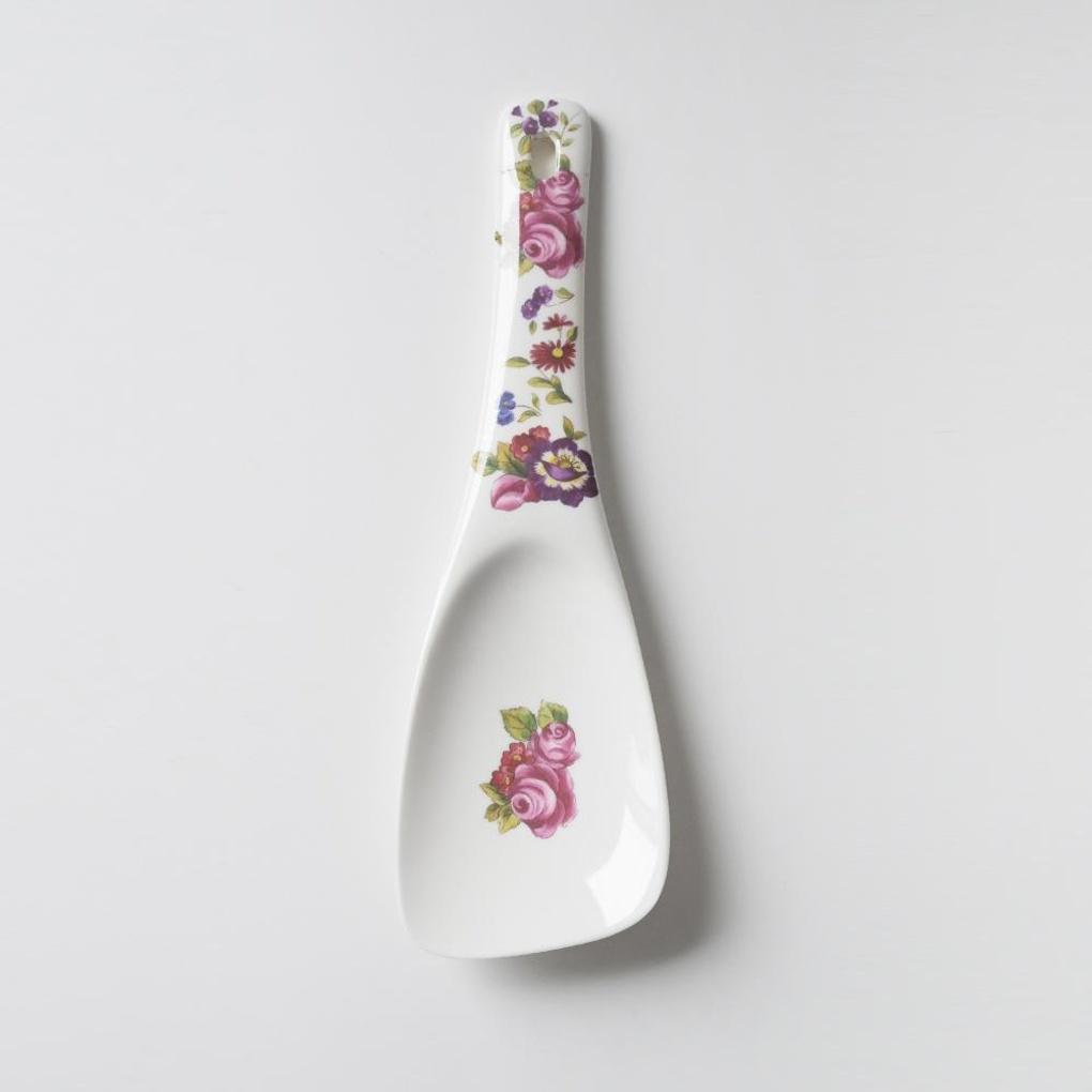 

Vintage Flower Melamine Cookware Triangular Spatula