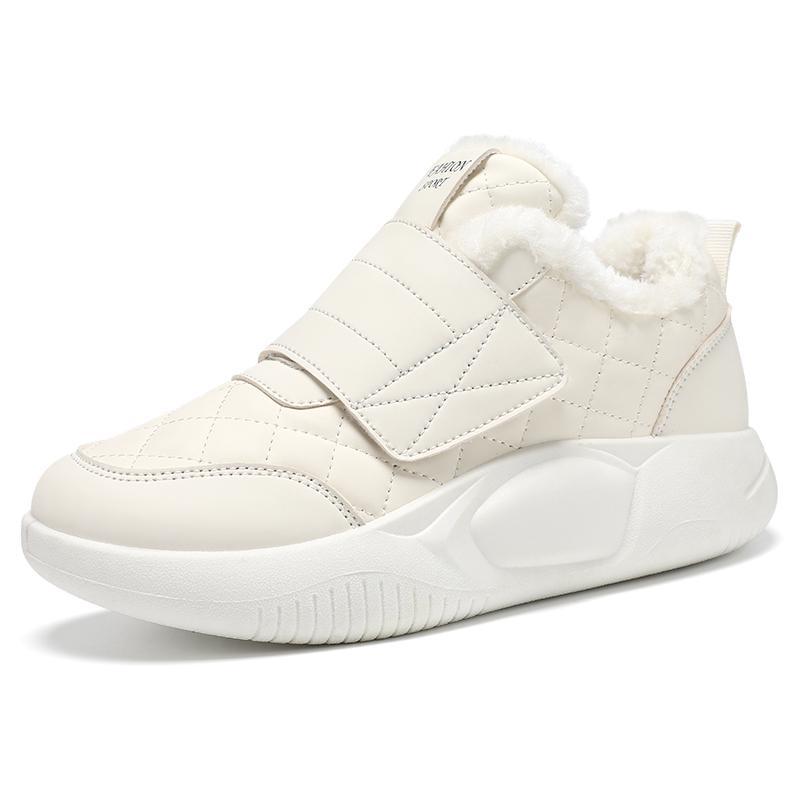 Men's New Arrival Fleece-Lined Warm & Comfortable Winter Sneakers with Velcro Closure Anti-Slip & Durable Casual Snow Boots