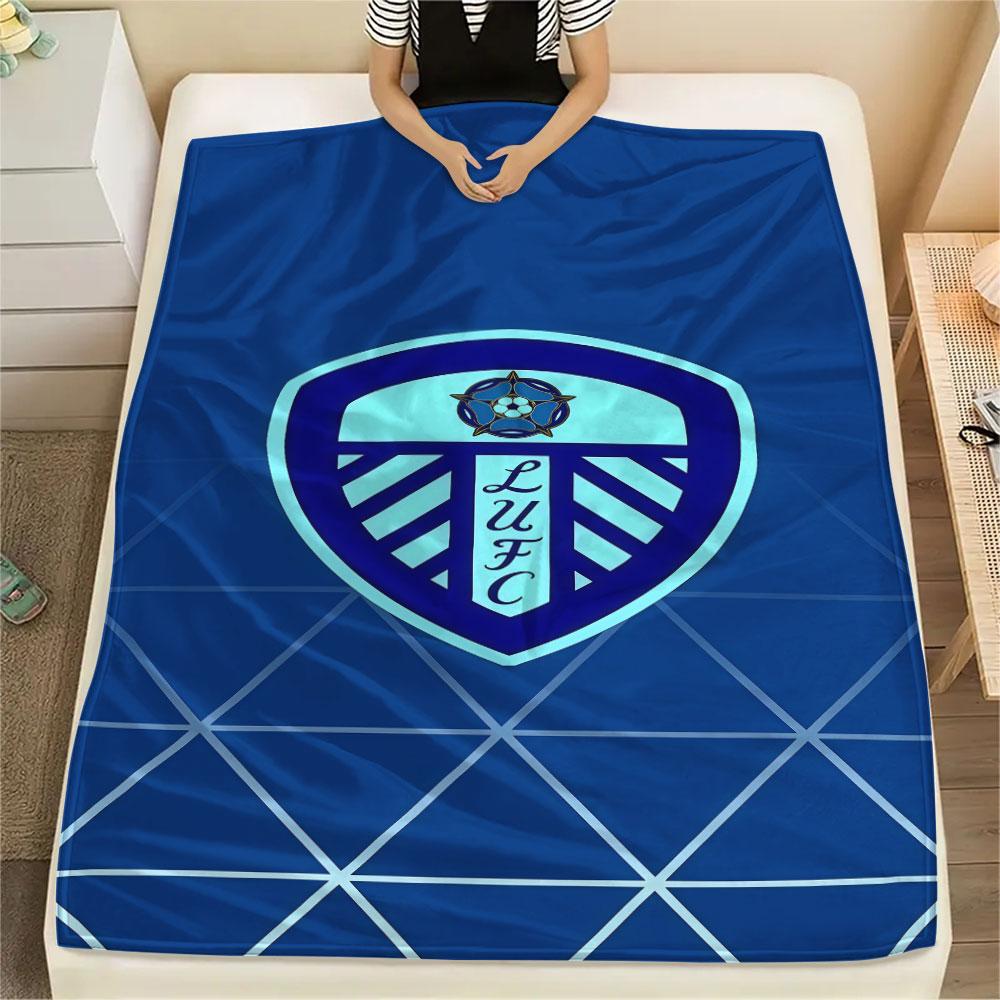 Leeds Soccer Blanket, High Quality Comfortable for All Seasons, Home Decor, Warmth and Comfort