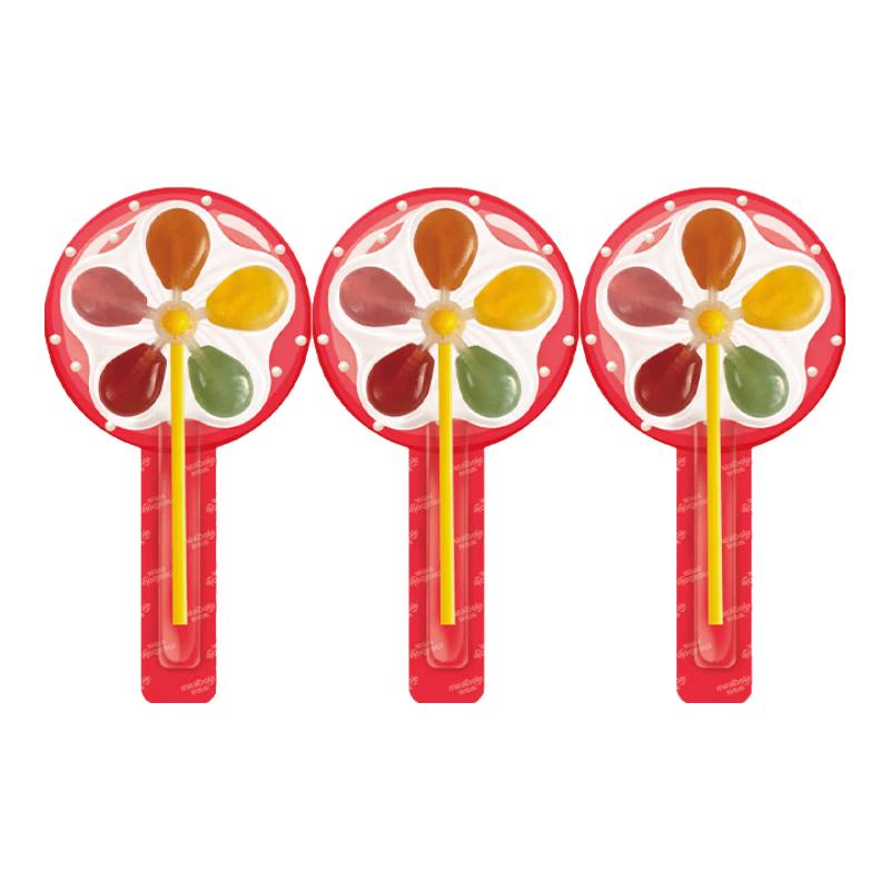 Miaobole 5-Fruit VC Pinwheel Lollipops