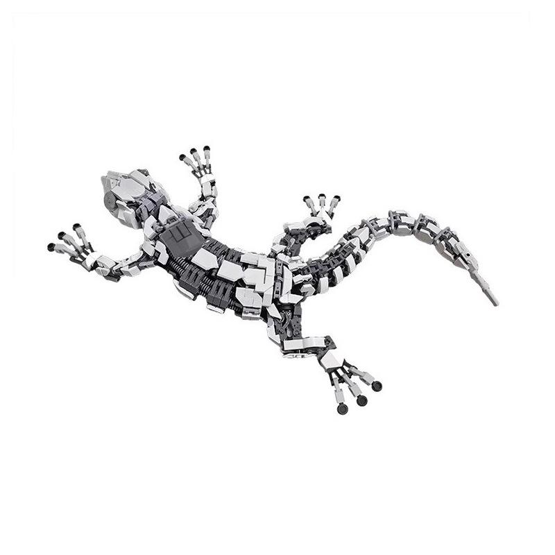 Compatible With Building Block MOC Building Series Mecha Small Gecko Small Particle Building Block Toy Model
