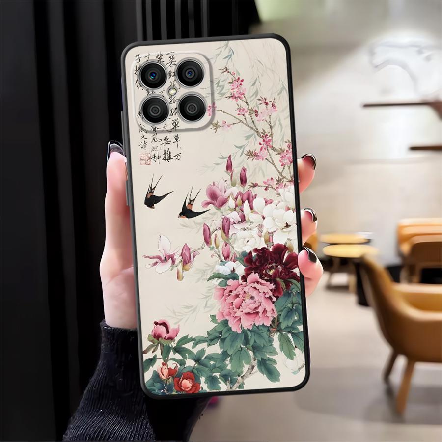 Retro Butterfly Funda Phone Cover Case for Honor 70 Magic5Lite X7 X6 90 200 400 Lite 8X X9a X5b X8