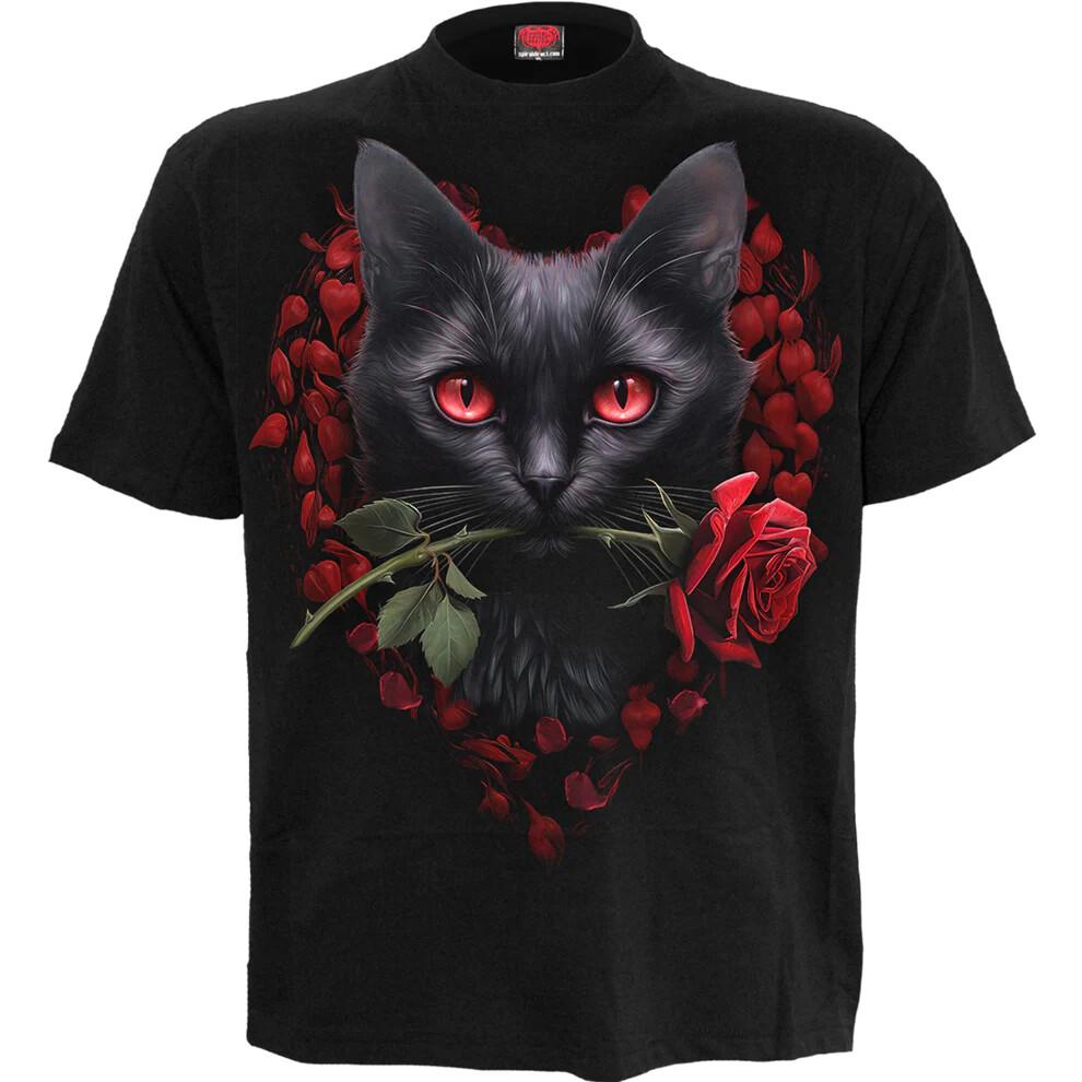 Spiral Direct Cat Love T-shirt MLXL Gothic New L