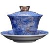 Simei Hall White Porcelain Dragon Gaiwan Tea Bowl