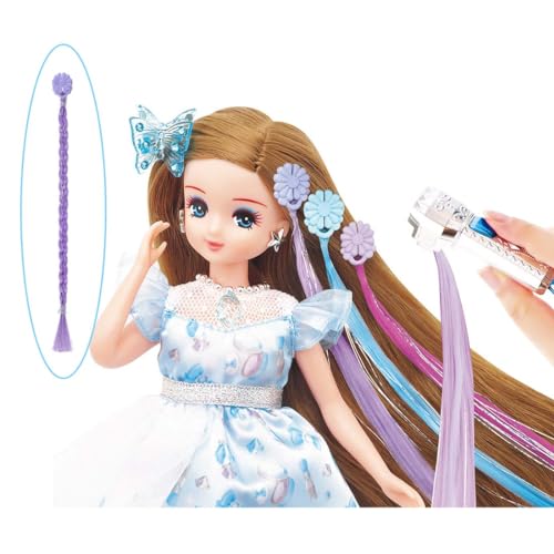 

[С бонусом от производителя] Кукла Takara Tomy Licca-chan с накладками Tsubasa-chan Oshi Blue с оригинальными цветными накладками, игровая игрушка для переодевания, возраст от 3 лет и старше