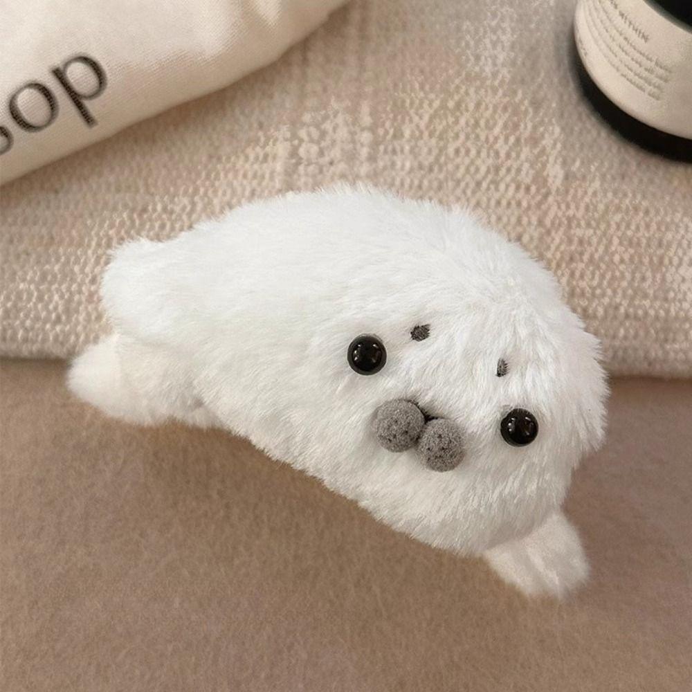 Animals Plush Hair Clip Cute Large Shark Clip Personalized Little Seal Hair Claw Female