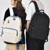 Large Capacity Student  Backpack Solid Color School Bag Casual Laptop Backpack  Daily Use