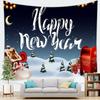 Cartoon Santa Claus Tapestry Christmas Tapestry Wall Hanging