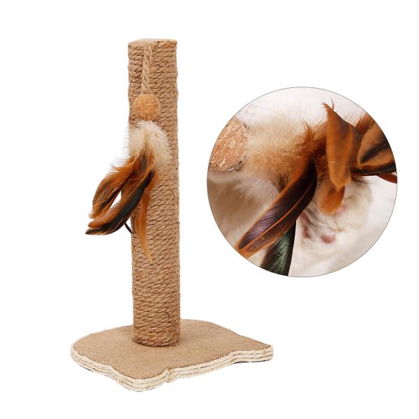 cat tree with scratchboard