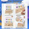 Montessori Anglická Logická Klíčová Puzzle Hra Raná Vzdělávací Klíčová Myšlenková Puzzle Hračka Dárky k Narozeninám