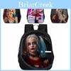 Spacious 15 Inch Harley Quinn Backpack Large Capacity Lightweight Oxford Fabric