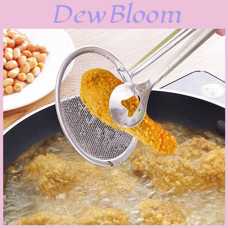 Cucchiaio Filtro Multifunzione in Acciaio Inossidabile Premium con Clip per Uso in Cucina