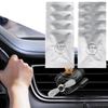 Car Air Freshener Tablets Car Fragrance Refill Vent Clip 8X Replacement Automotive Air Fresheners Long-Lasting Aromatherapy
