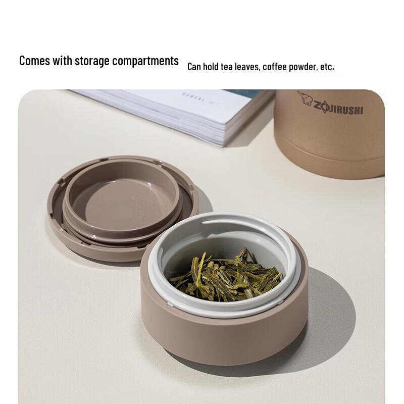 Zojirushi ASE35 Vakuum-Thermosbecher aus Edelstahl