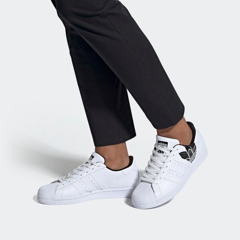 adidas Superstar 'White Black' (Unisex) Cloud White / Cloud White / Core Black Skateboard Shoes FY2824