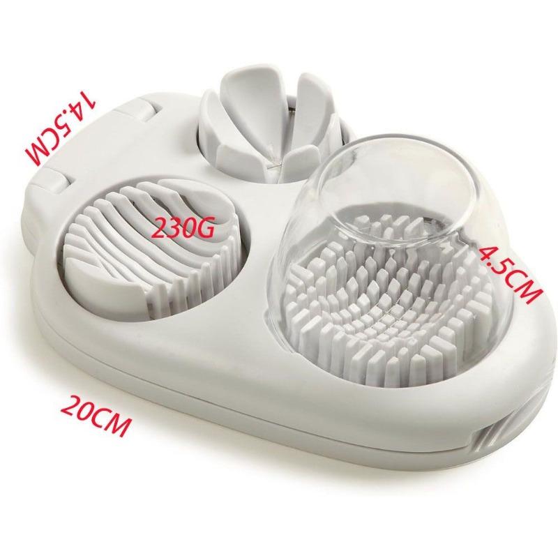 Egg Slicer - Home-use Stainless Steel Egg Cutter - for Removing The Skin of Preserved Eggs, Cutting Boiled Eggs, and Slicing Eggs - Dividing Device