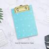Sparkling Clipboard 6x4Inch Small Acrylic Clipboard Portable Document Organiser Writing Board For Organizing File Paper